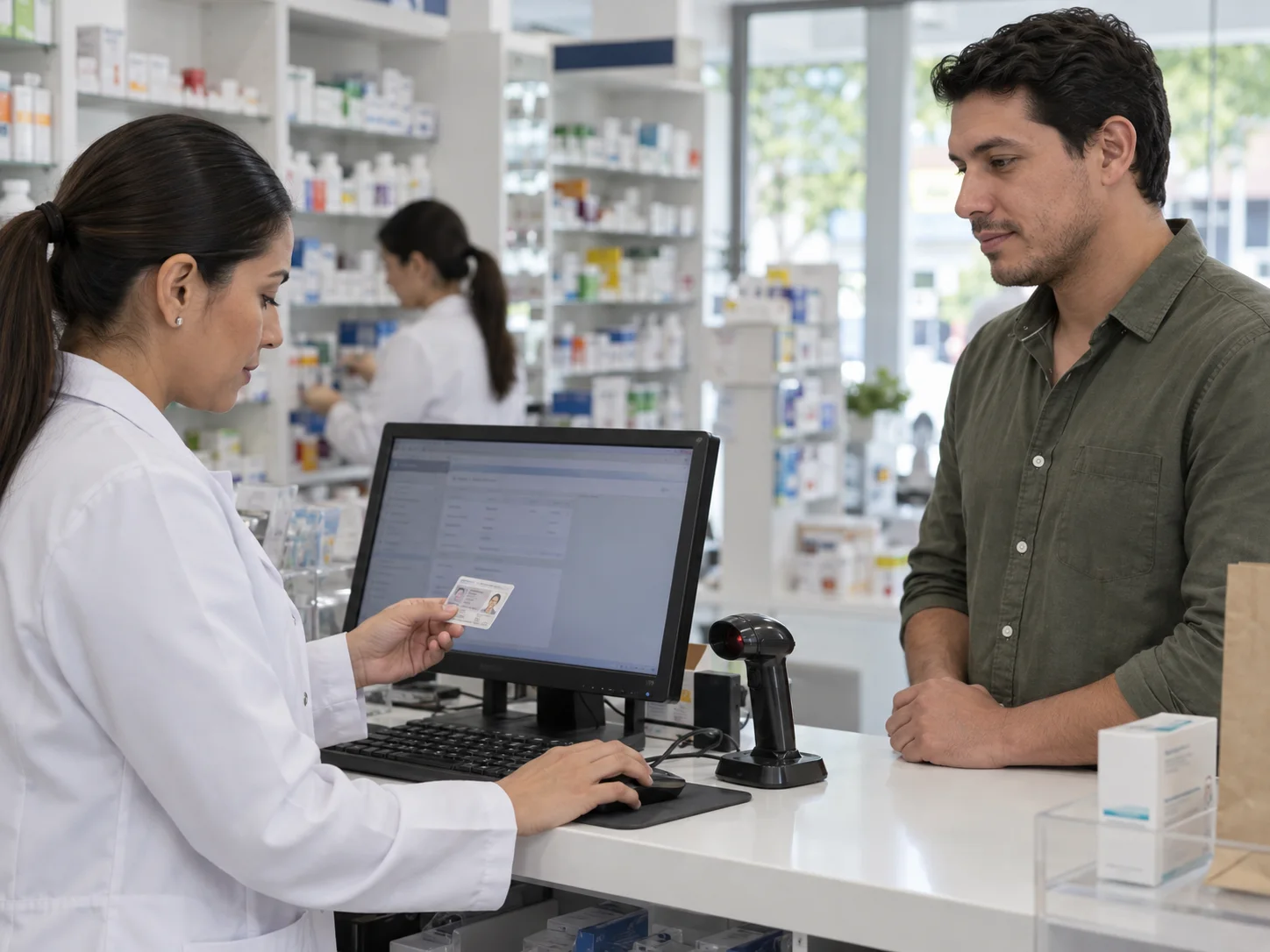 Farmacéutica registra en el POS la venta de un medicamento controlado