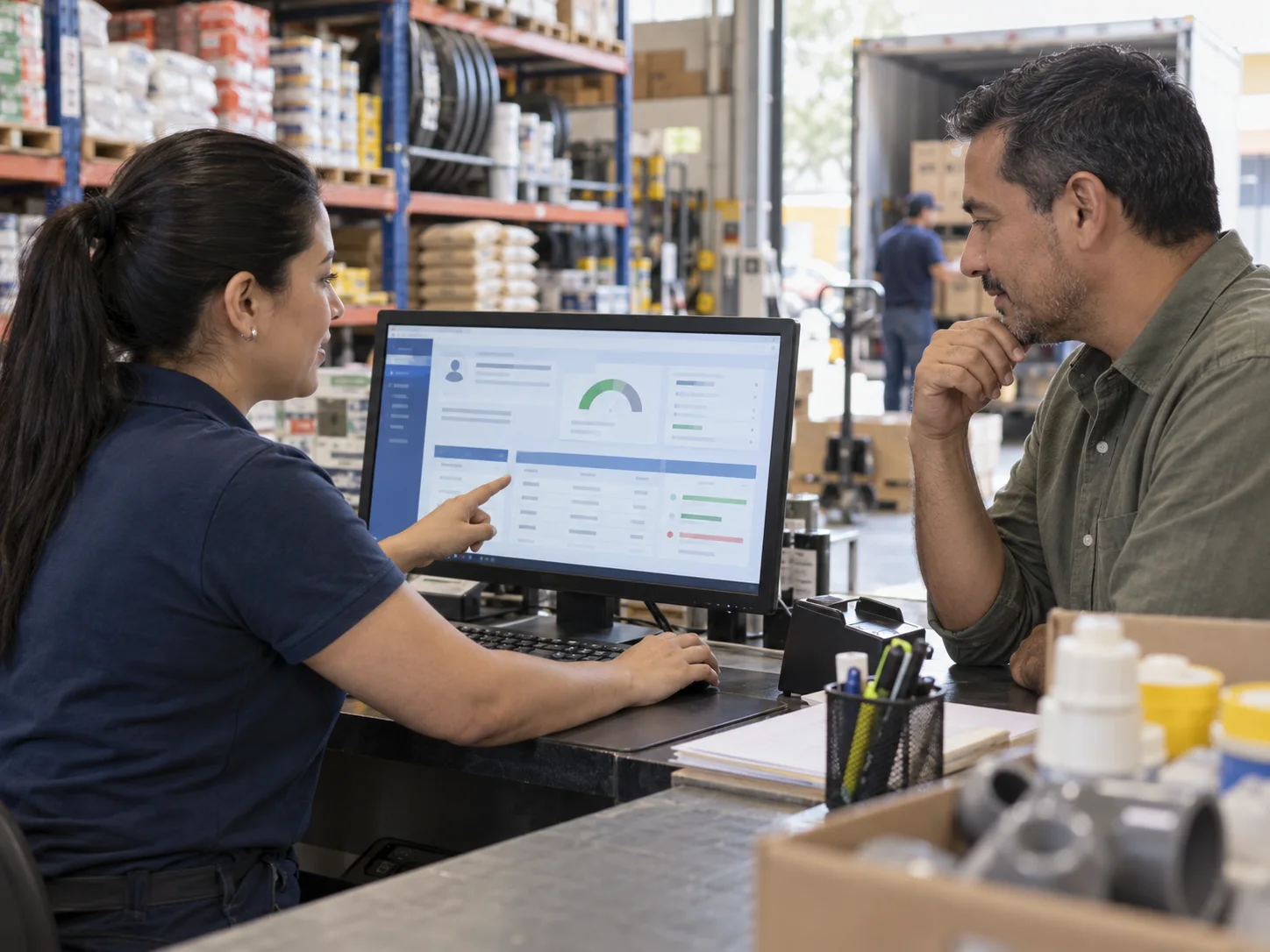 Distribuidora revisa el cupo, las facturas pendientes y los abonos de un cliente en el POS